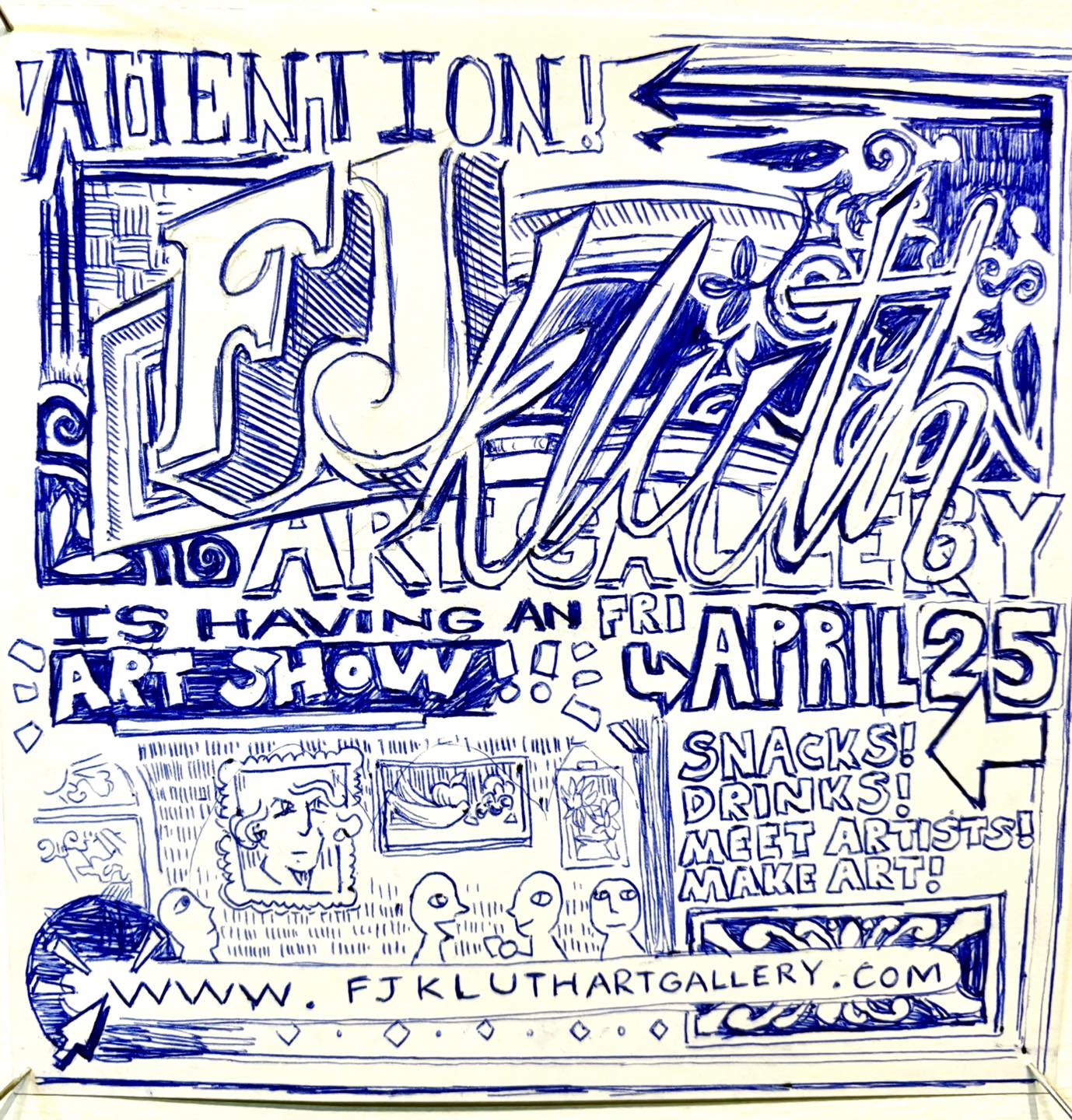 Art Invitational poster 2025