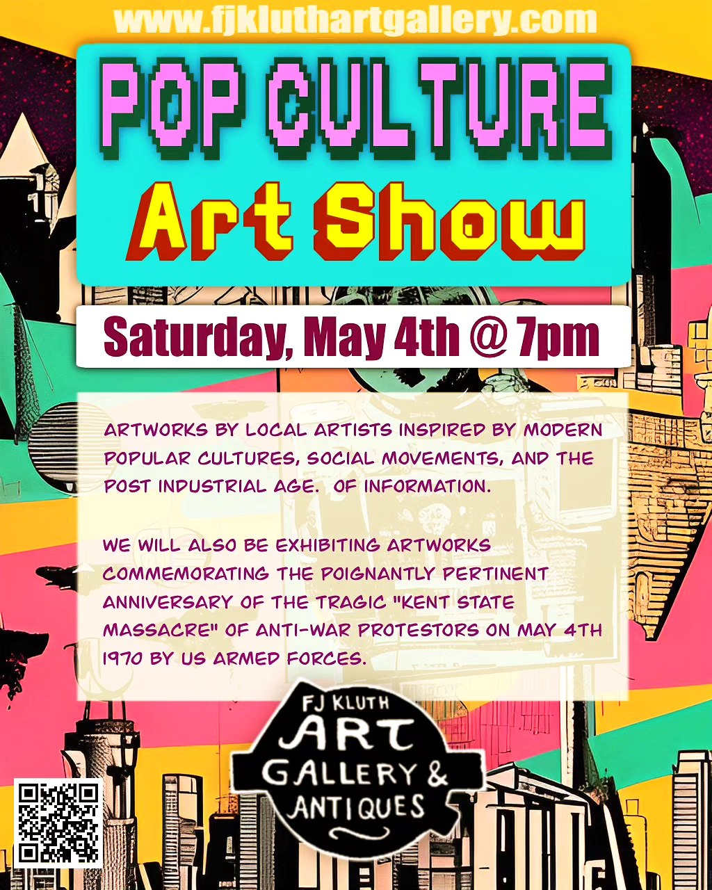 Pop Culture poster by Josh Bentley