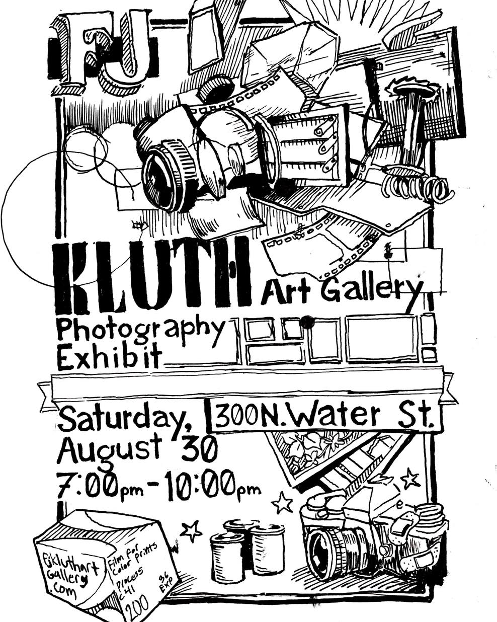 Kluth Photo Show, poster by Lucas Pierre