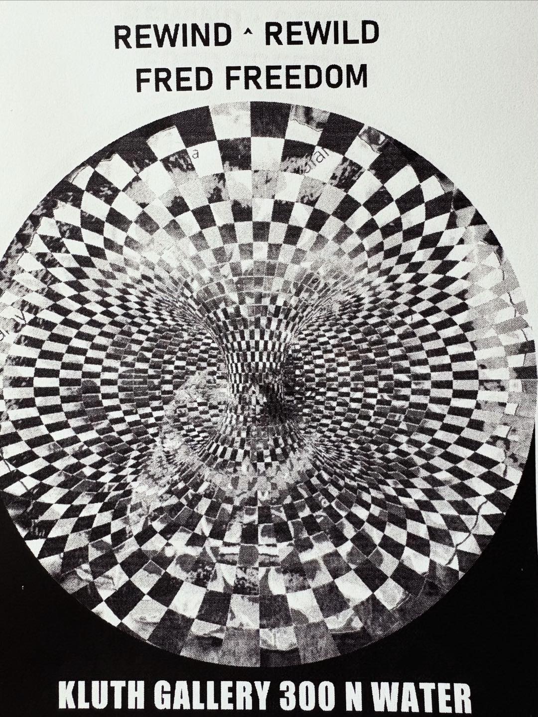 Fred Pierre Rewind Rewild poster