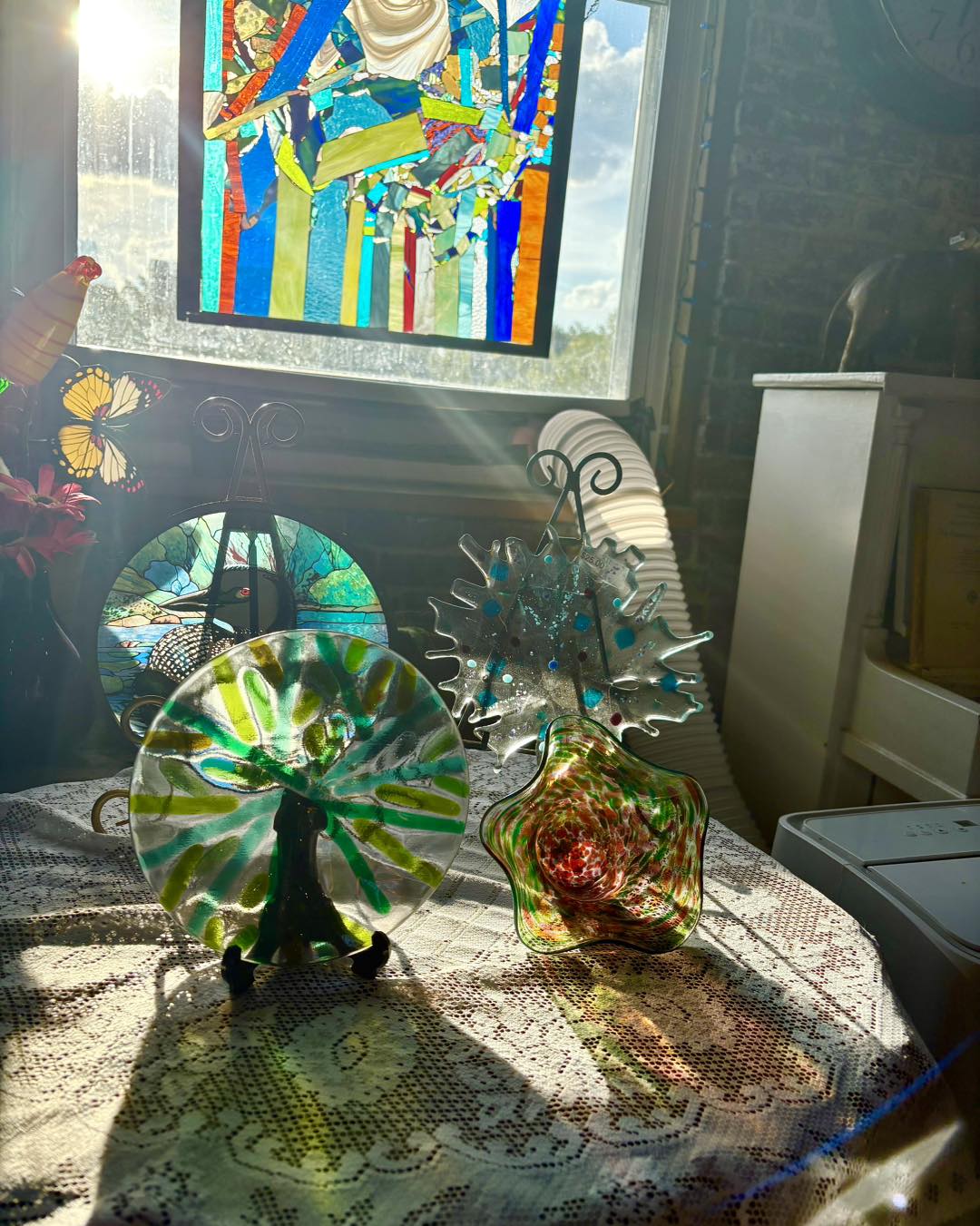 Art glass at the Kluth