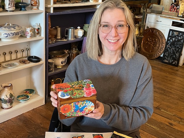 box collage workshop