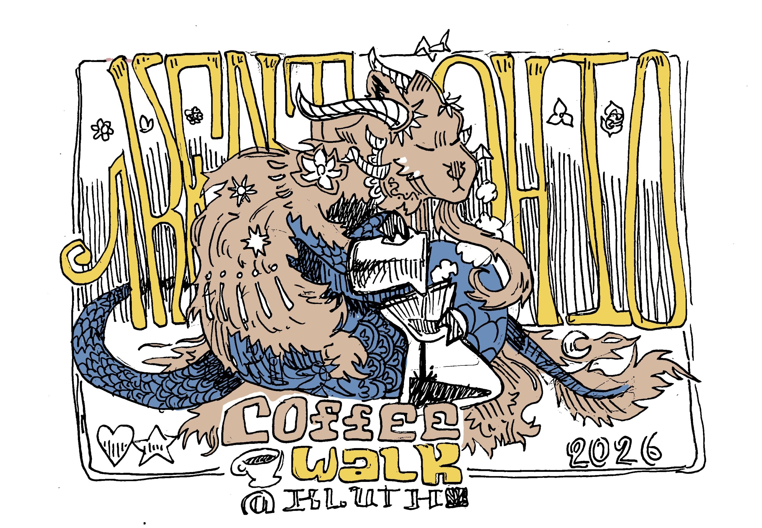 Coffee Walk pormotional card